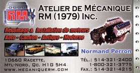 Atelier de mecanique RM (1979) Inc